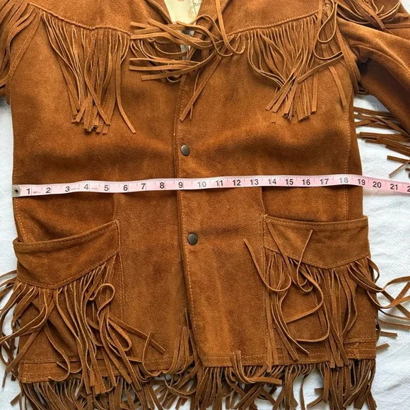 Jo•o•Kay Vintage Fringe Leather Jacket - Picture 9 of 16
